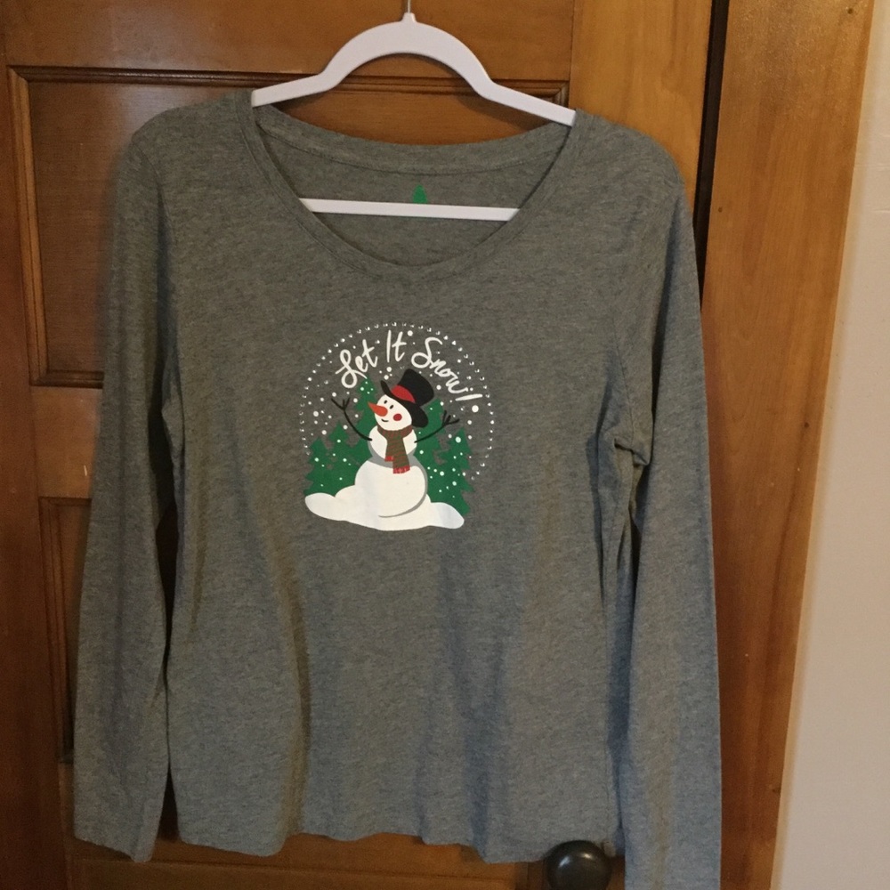 Holiday Snowman “Let it Snow” snow globe top